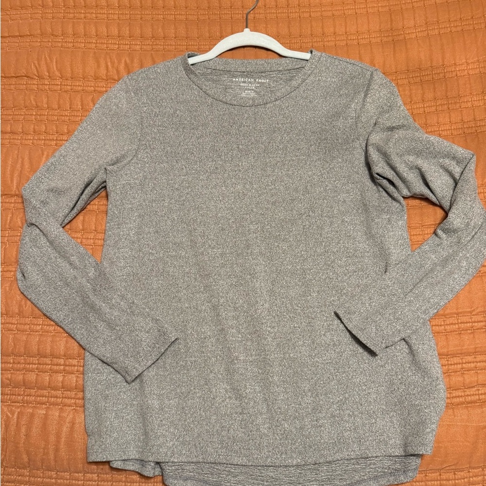 American Eagle Gray Soft & Sexy Sweater